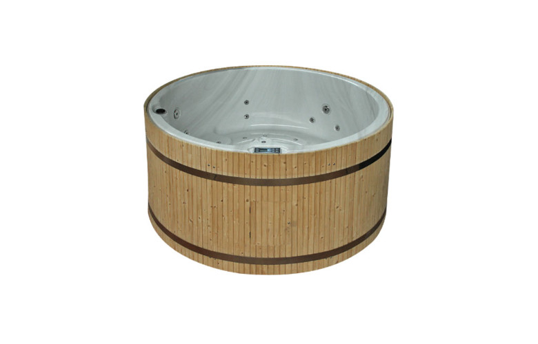 Whirlpool mit Durchmesser 2 m in Hot Tub Optik