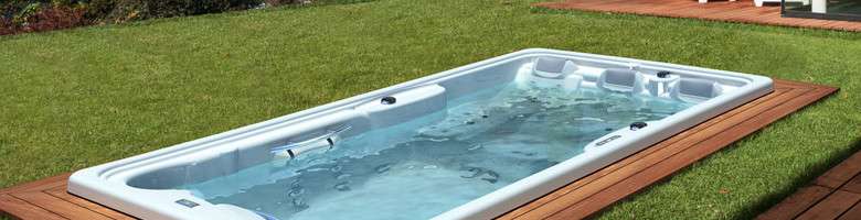 Pool mit Gegenstromanlage: Swim Spa