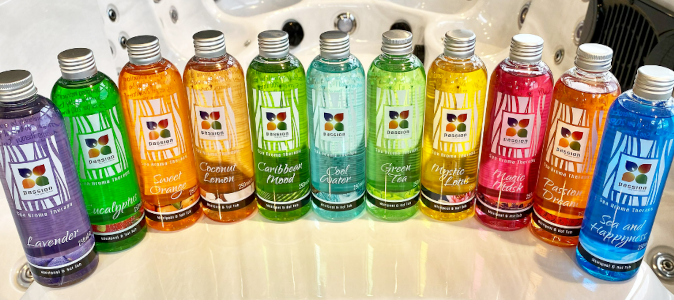 Set aus Aroma-Duft für den Whirlpool