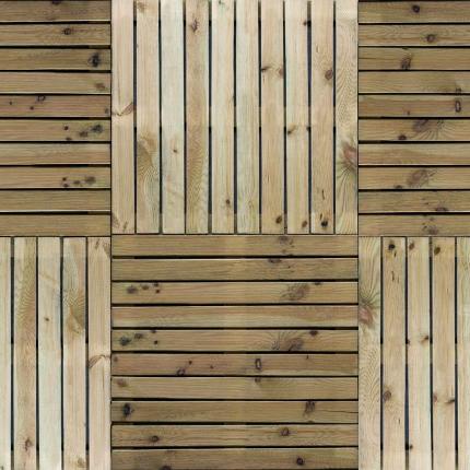 Gartenfliesen Holz imprägniert 100x100cm DH