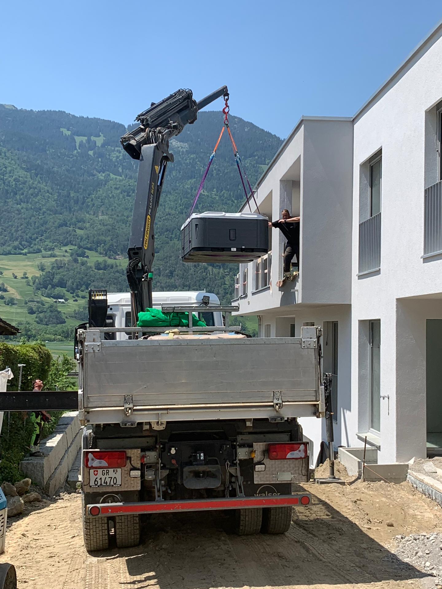 Krantransport in Chur