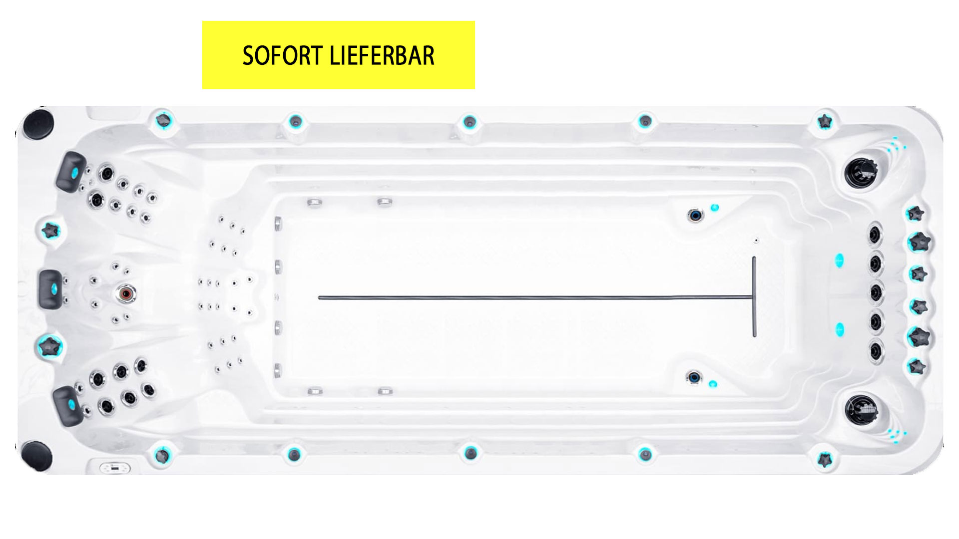Swim Spa San Francisco LONG 120cm **Premium Version**