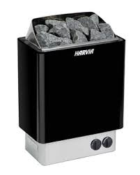 Saunaofen Trendi 8kW, mit integrierter Steuerung, schwarz