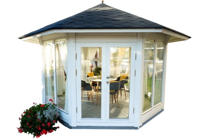 Pavilion 10m2 Cape Coral mit grossen Fenstern