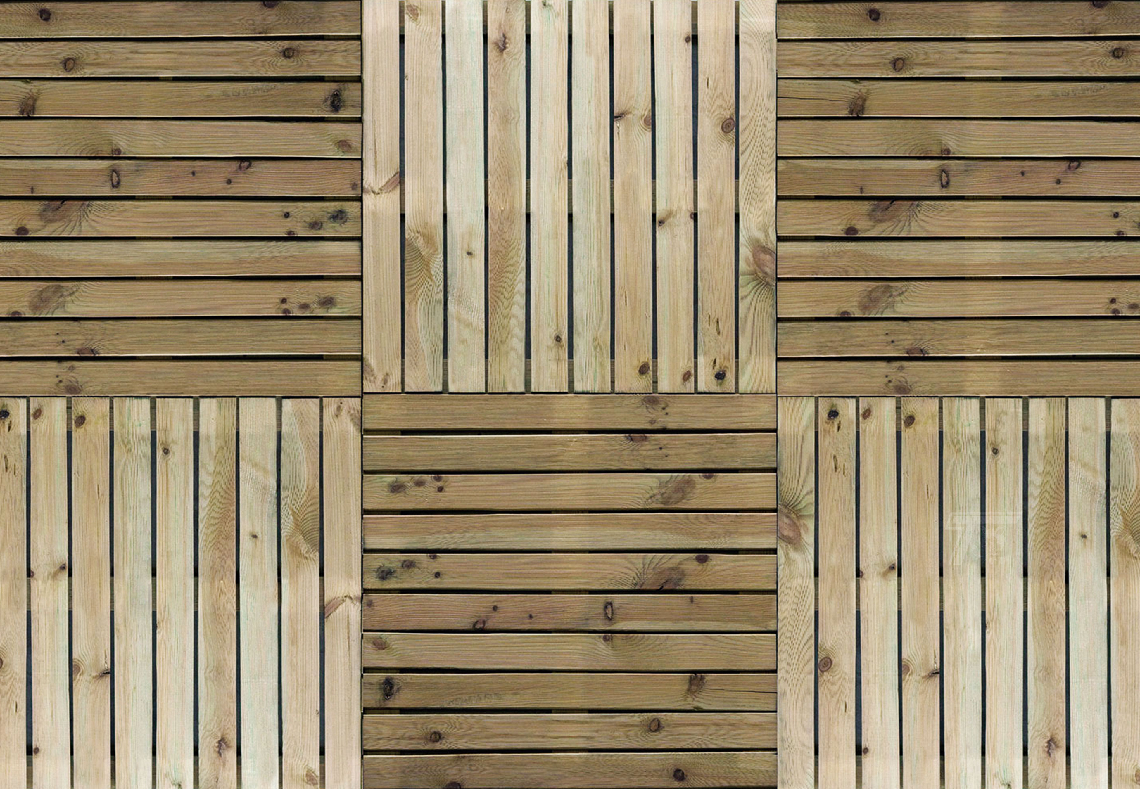 Gartenfliesen Holz imprägniert 100x100cm DH