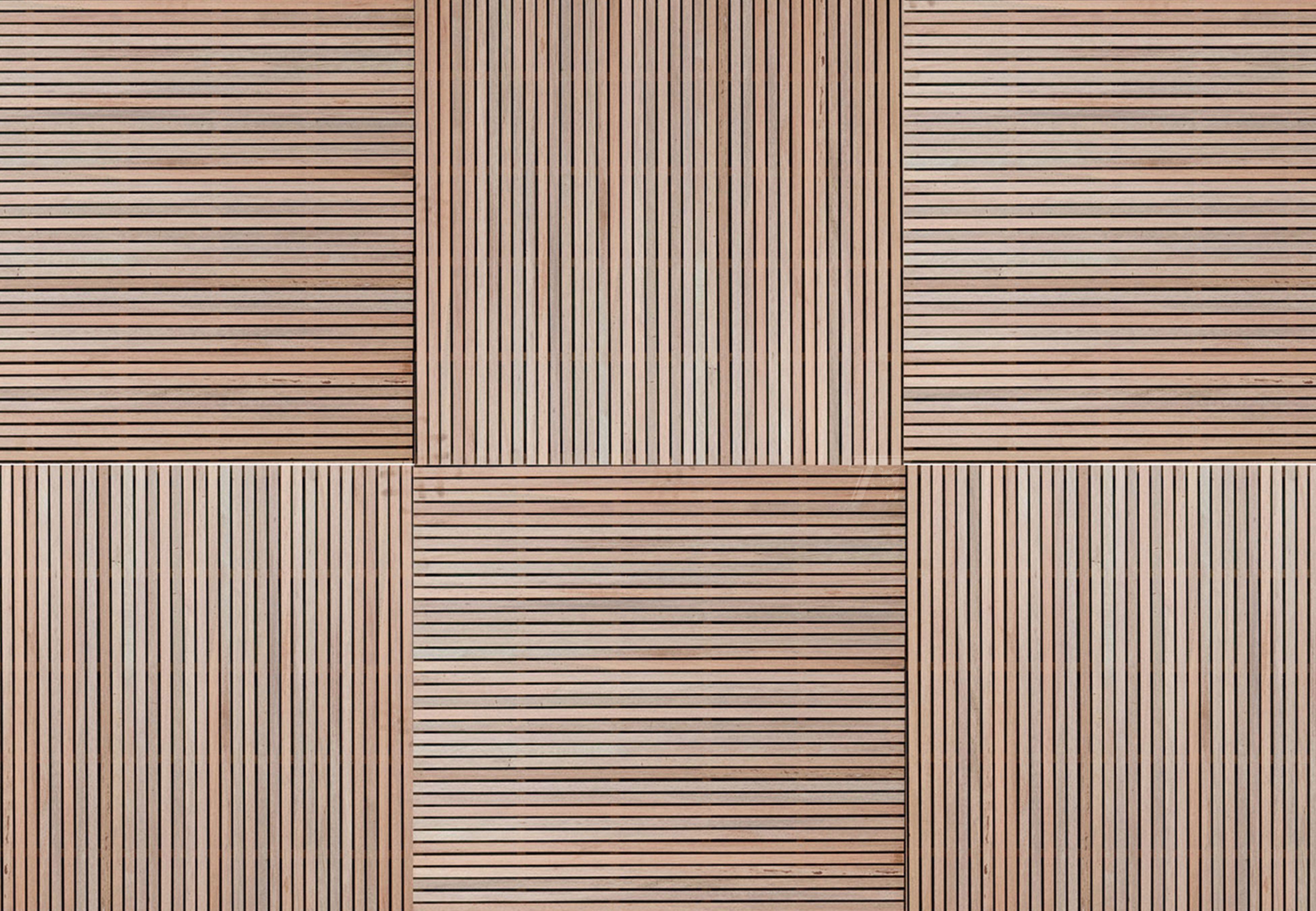 Gartenfliesen Hartholz 100 x 100cm