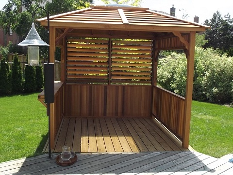 Whirlpool Gazebo Pavillon aus Zedernholz