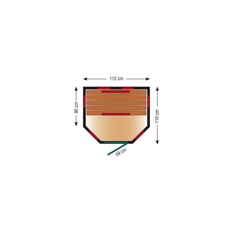 Infrarotkabine ThermoSpa ID 110 U