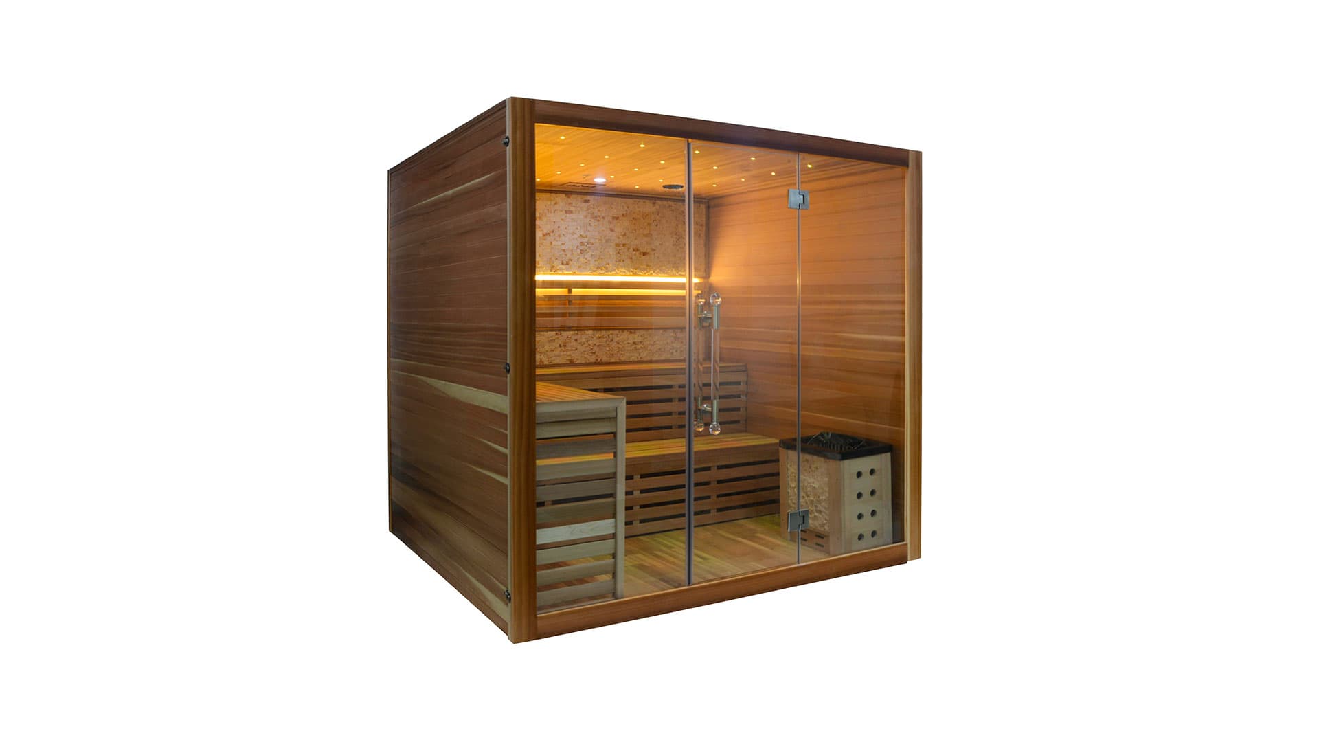 Innen Sauna Zedernholz 200 **SHOWROOM MODELL**