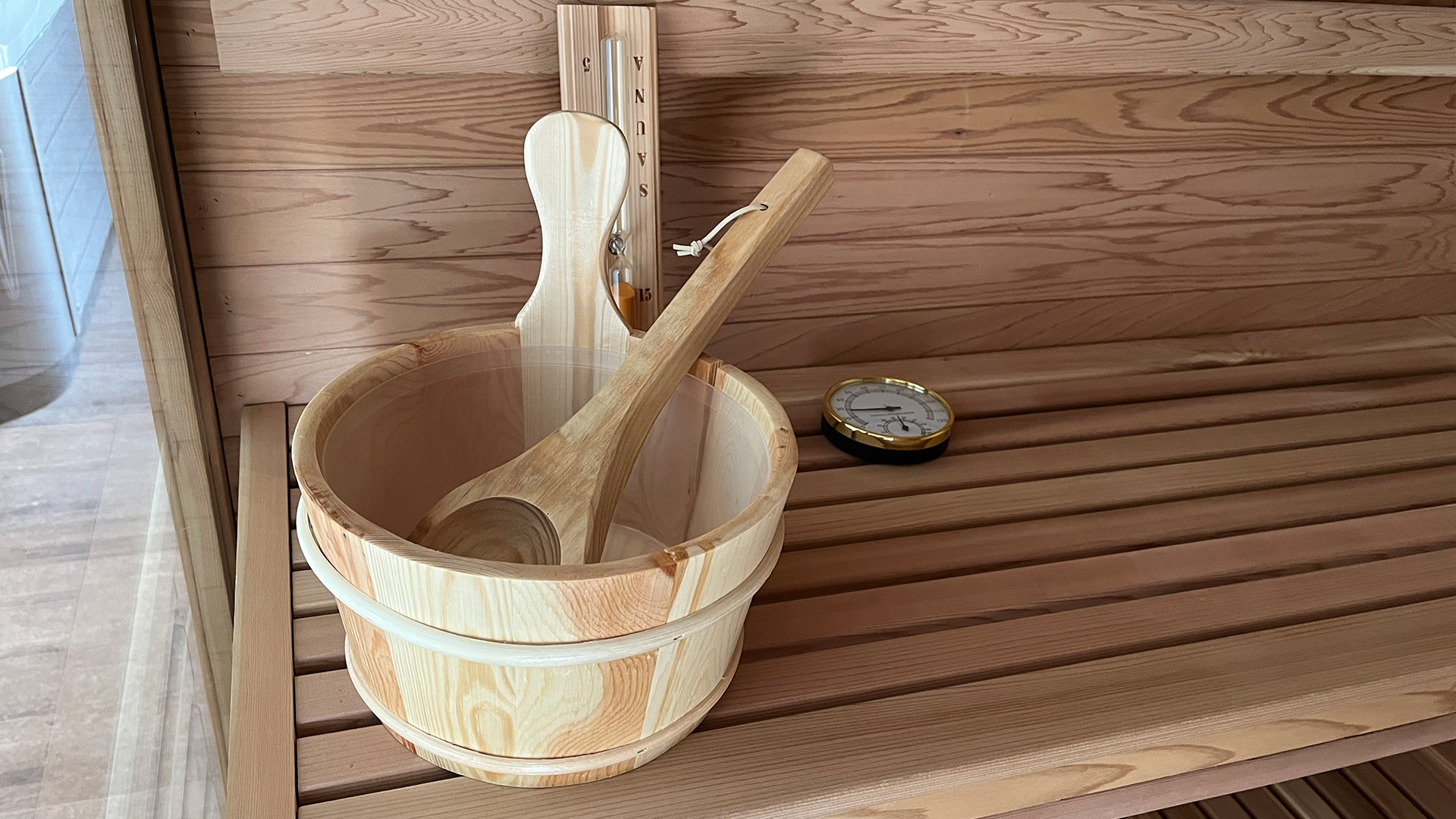 Innen Sauna Zedernholz 200 **SHOWROOM MODELL**