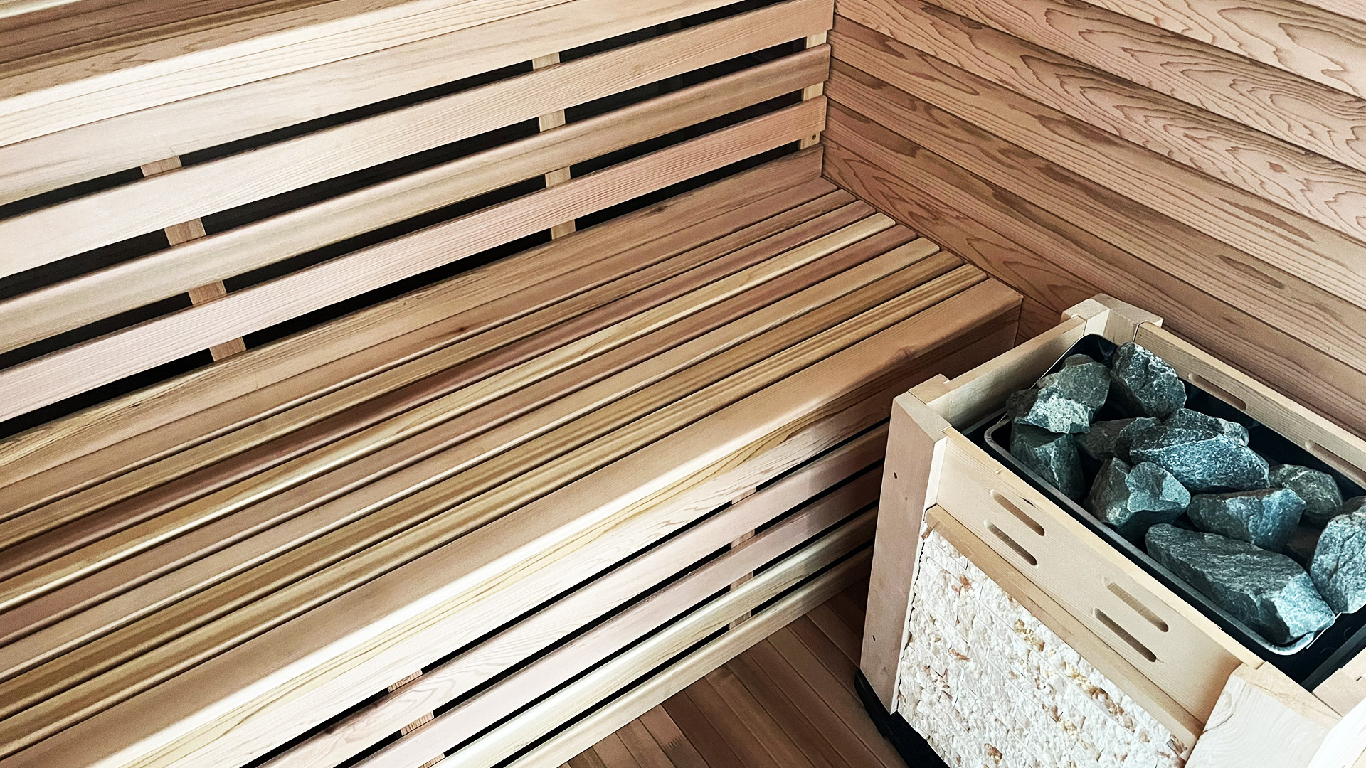 Innen Sauna Zedernholz 200 **SHOWROOM MODELL**