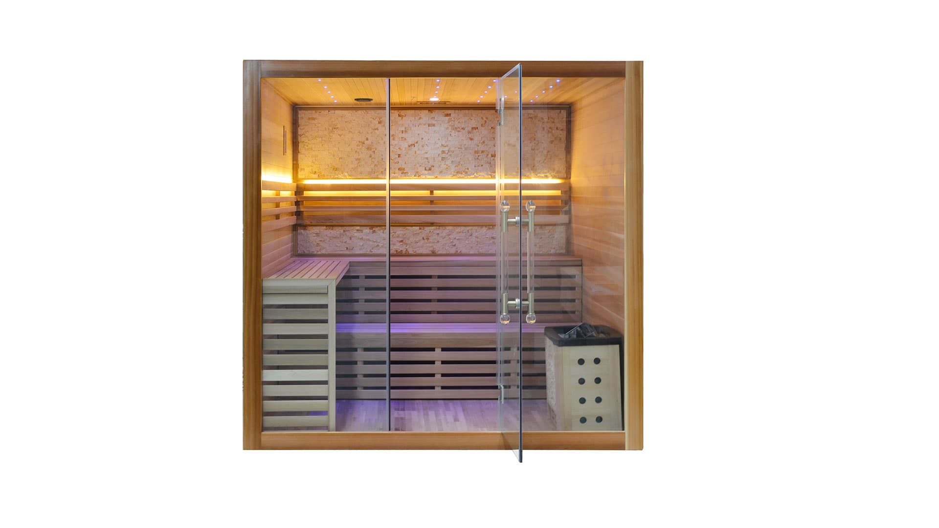 Innen Sauna Zedernholz 220 **SHOWROOM MODELL**