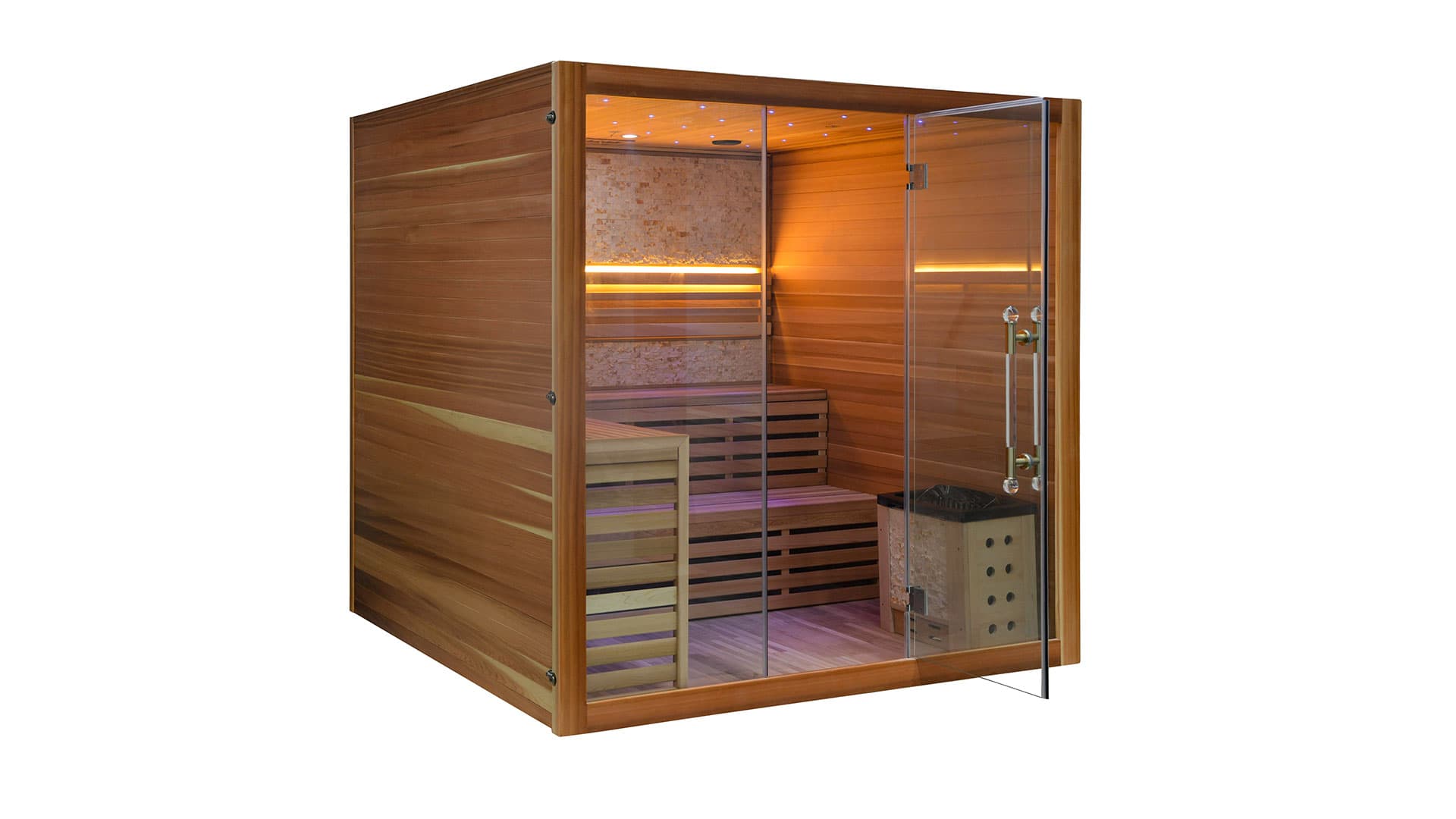 Innen Sauna Zedernholz 220 **SHOWROOM MODELL**