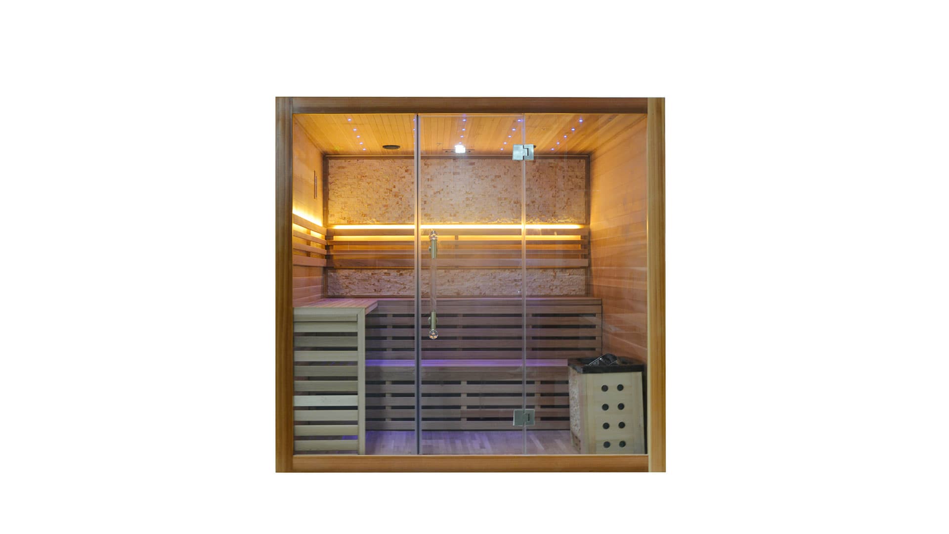 Innen Sauna Zedernholz 220 **SHOWROOM MODELL**