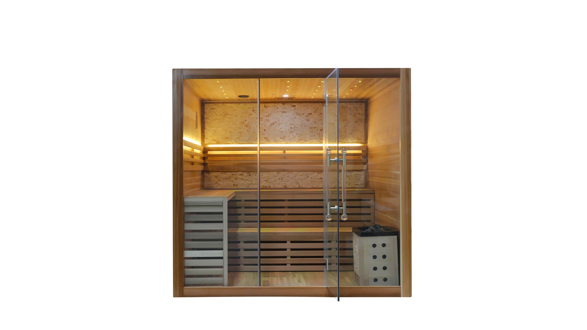 Innen Sauna Zedernholz 220 **SHOWROOM MODELL**