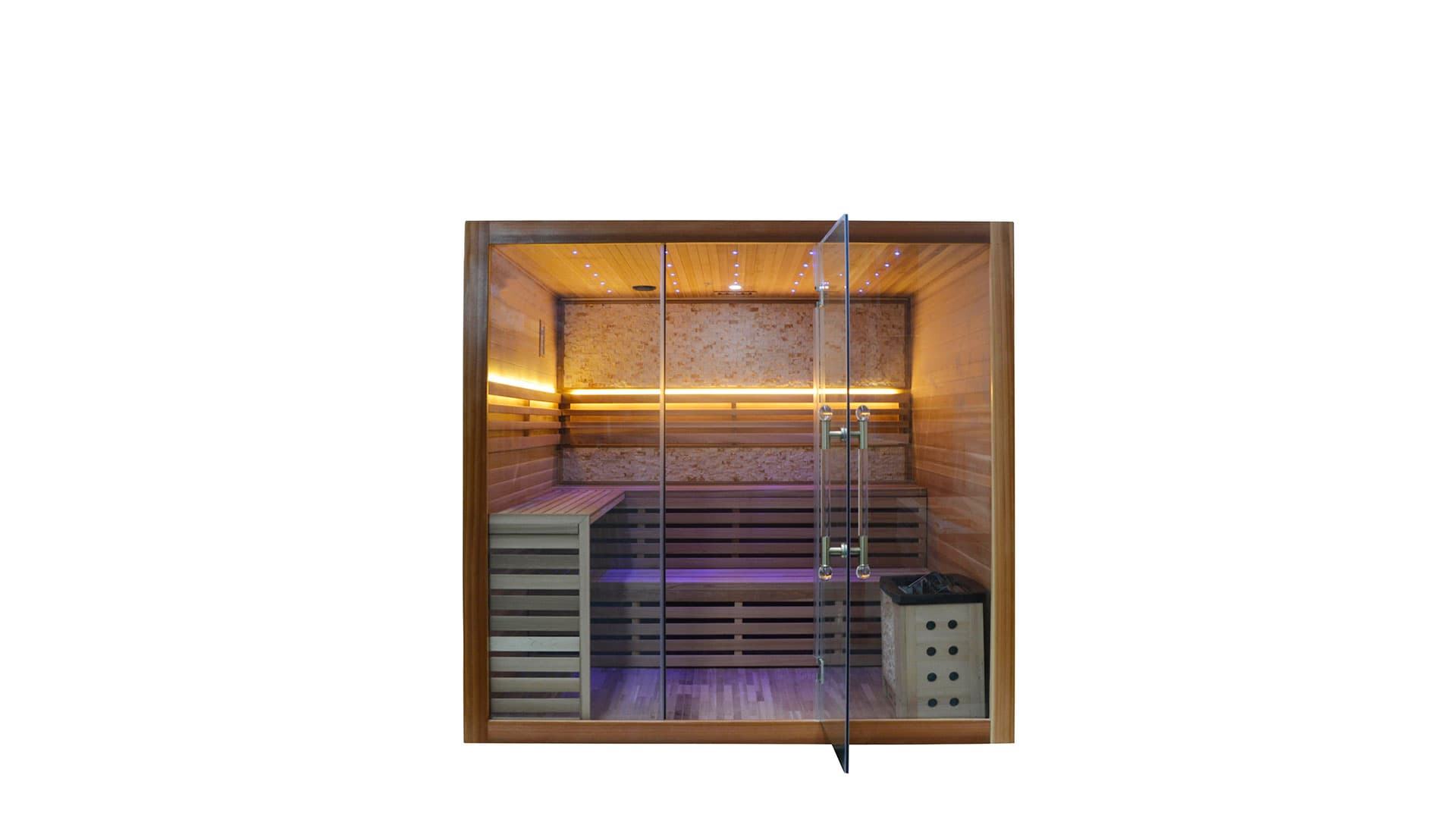 Innen Sauna Zedernholz 220 **SHOWROOM MODELL**