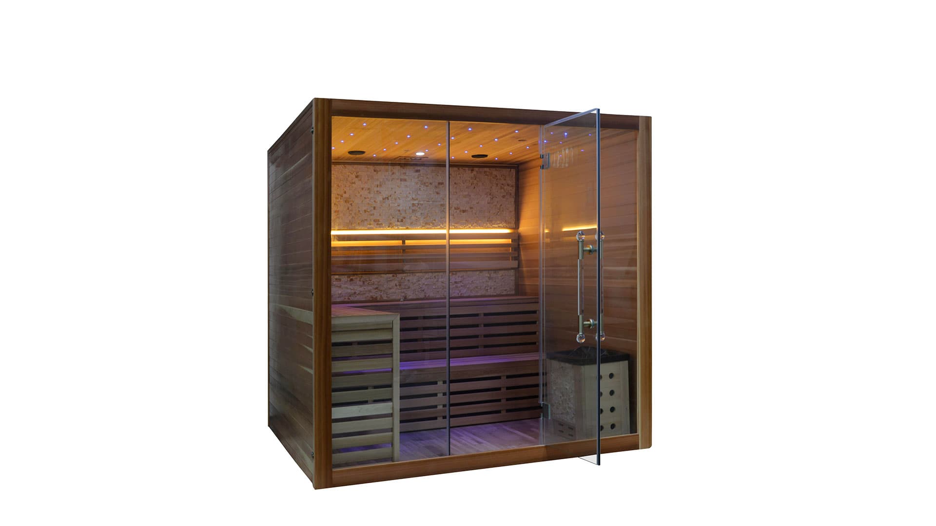 Innen Sauna Zedernholz 220 **SHOWROOM MODELL**