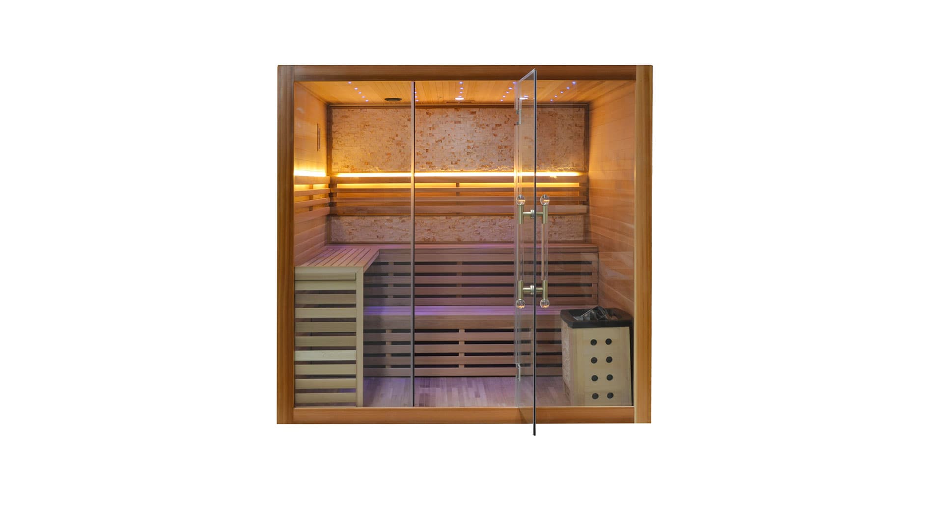 Innen Sauna Zedernholz 220 **SHOWROOM MODELL**