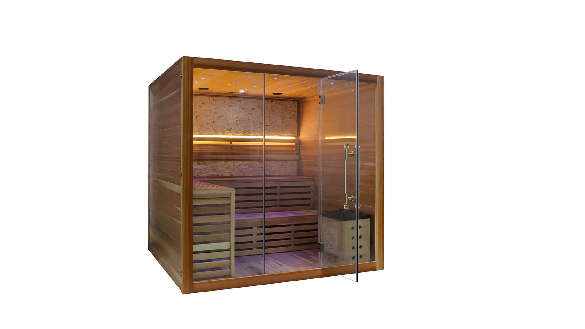 Innen Sauna Zedernholz 220 **SHOWROOM MODELL**