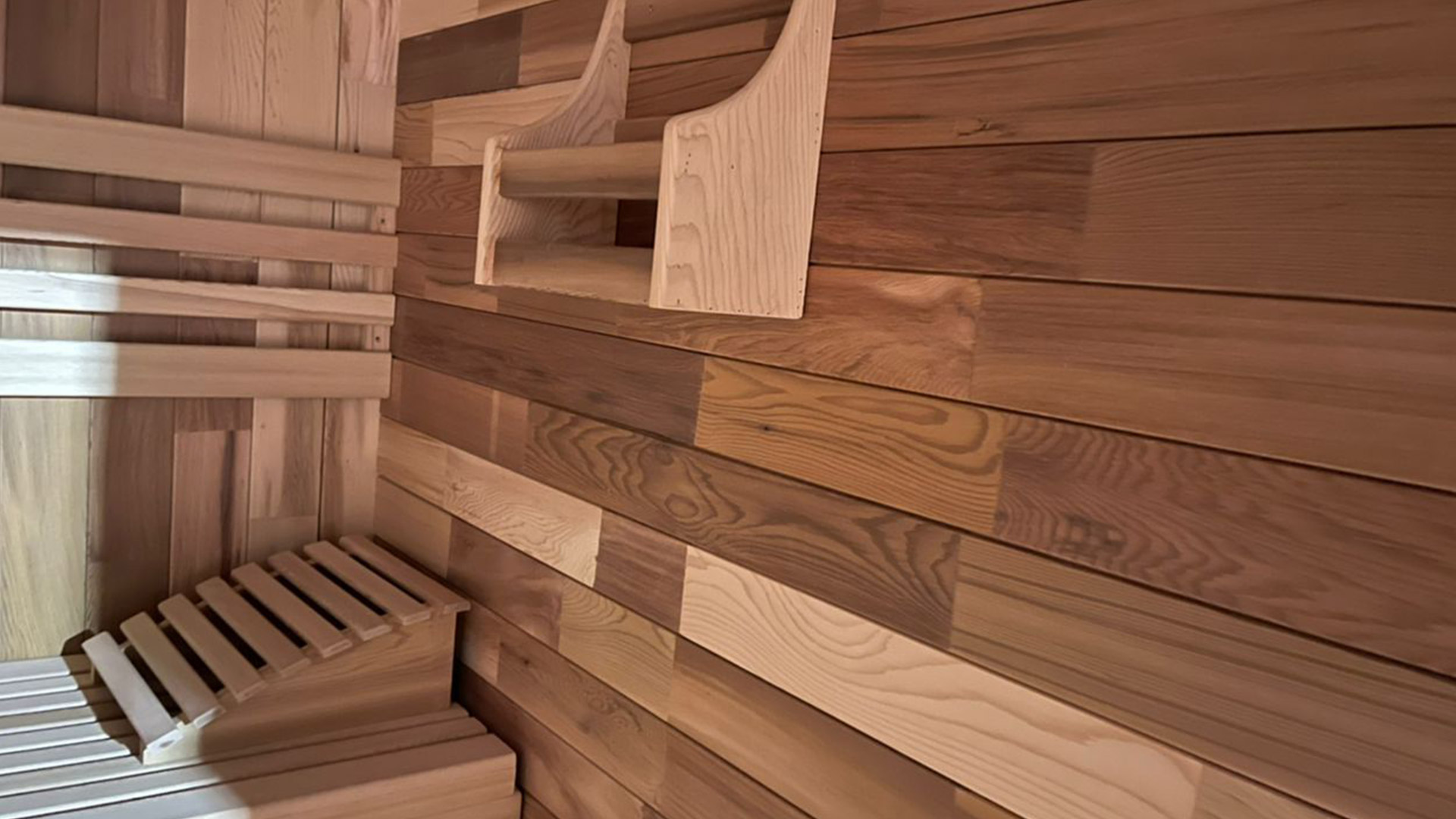 Aussensauna Panorama Zedernholz **Package DEAL**