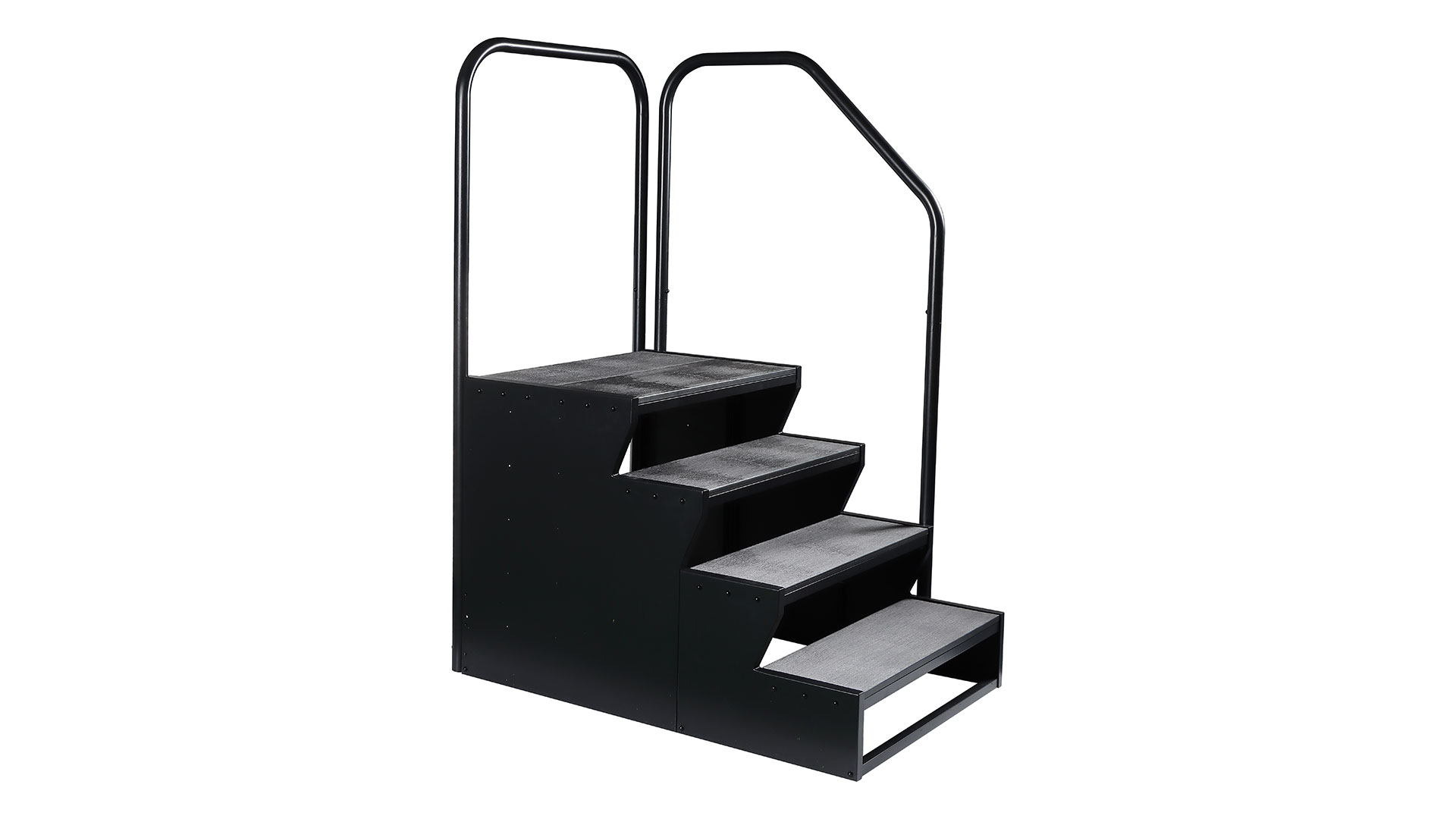 Treppe Set mit 2 Geländer - 4 Stufen