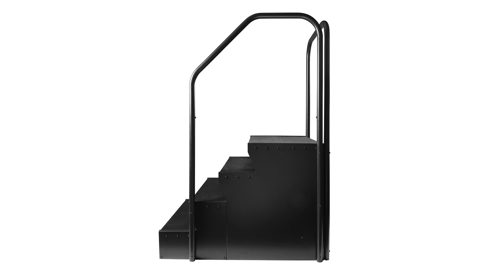 Treppe Set mit 2 Geländer - 4 Stufen