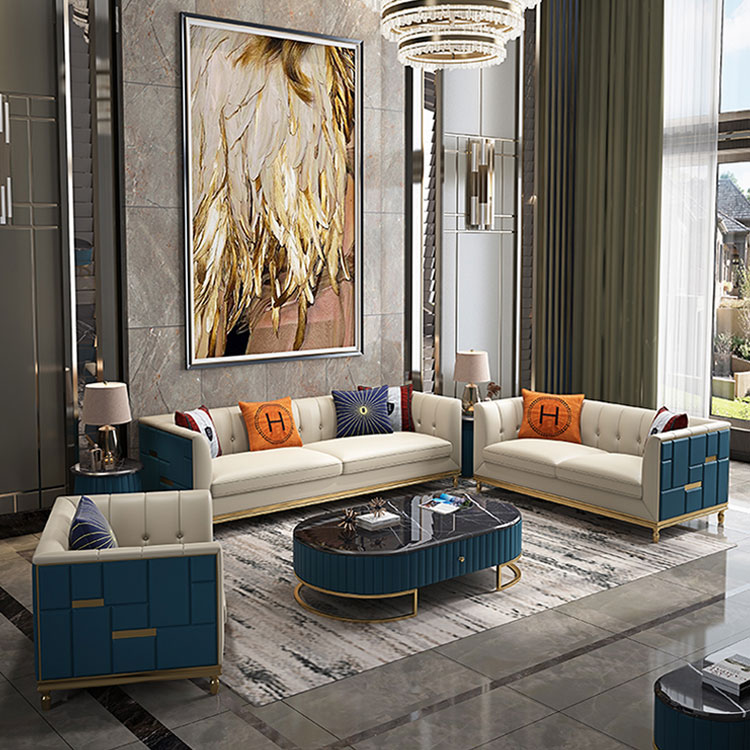 Sofa Set Mira Vollleder **Package DEAL**