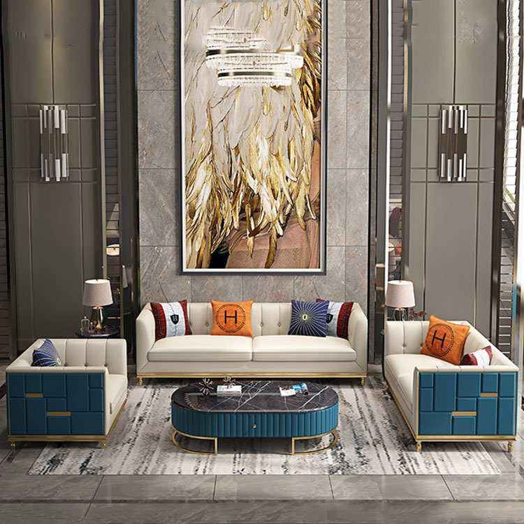 Sofa Set Mira Vollleder **Package DEAL**