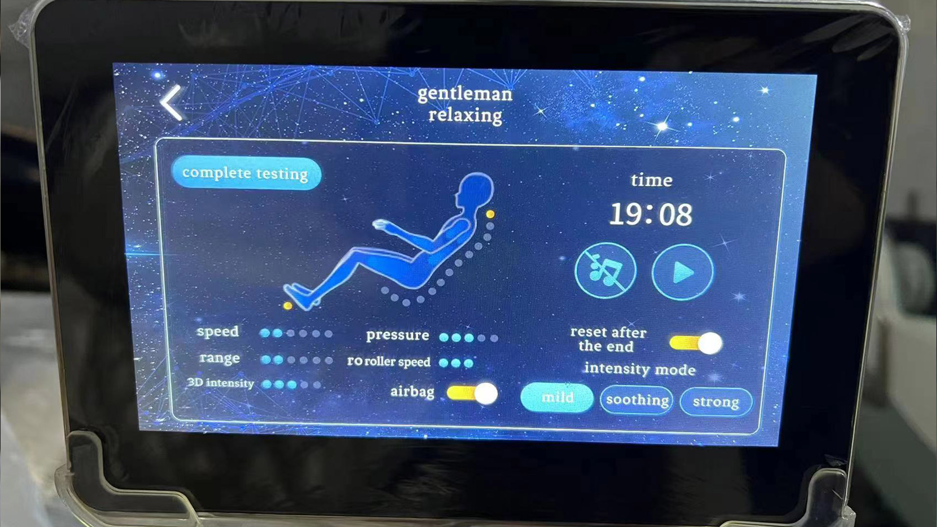 Massagesessel Braun Gold SMART iRelax **Platinum**