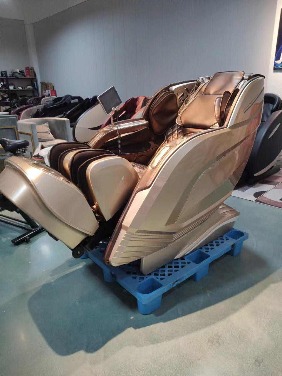 Massagesessel Braun Gold SMART iRelax **Platinum**
