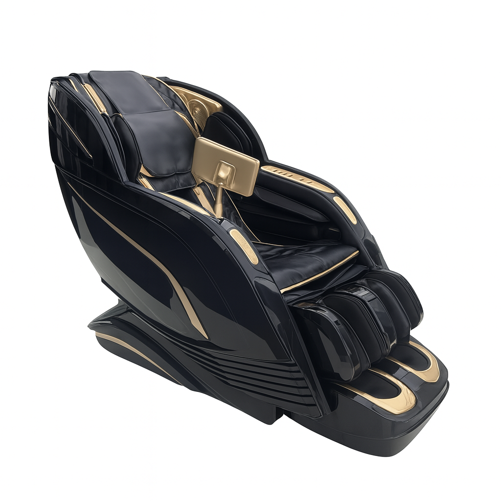 Massagesessel Schwarz Gold SMART iRelax **Platinum**