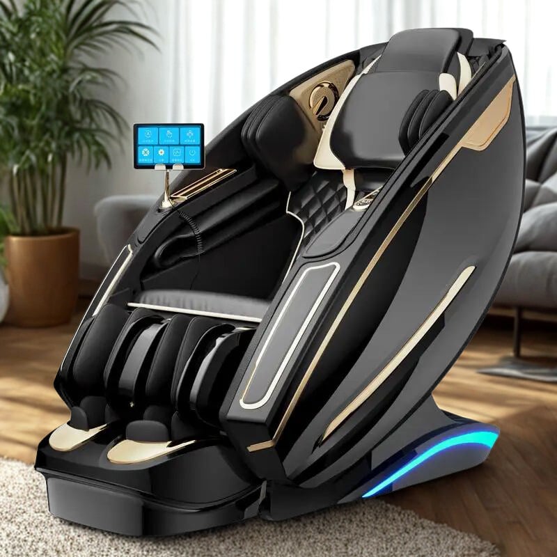 Massagesessel Schwarz Gold SMART iRelax **Platinum**