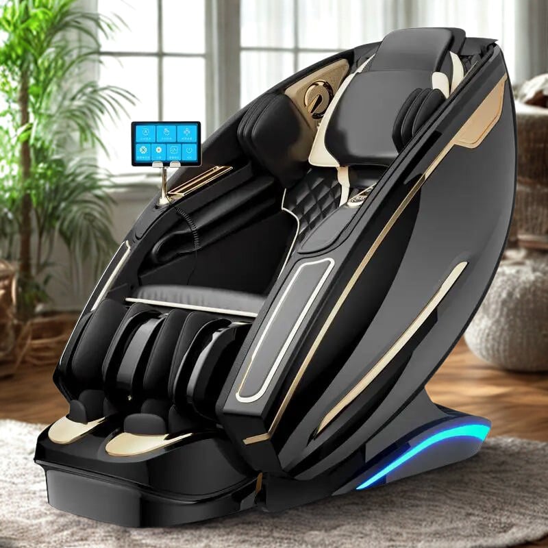 Massagesessel Schwarz Gold SMART iRelax **Platinum**