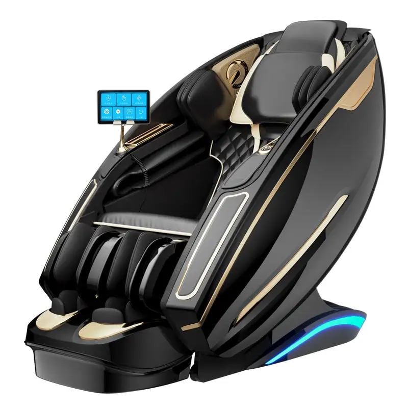 Massagesessel Schwarz Gold SMART iRelax **Platinum**
