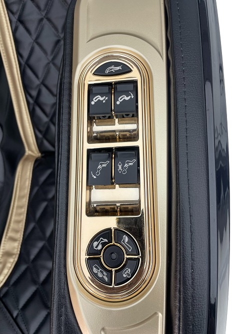 Massagesessel Schwarz Gold SMART iRelax **Platinum**