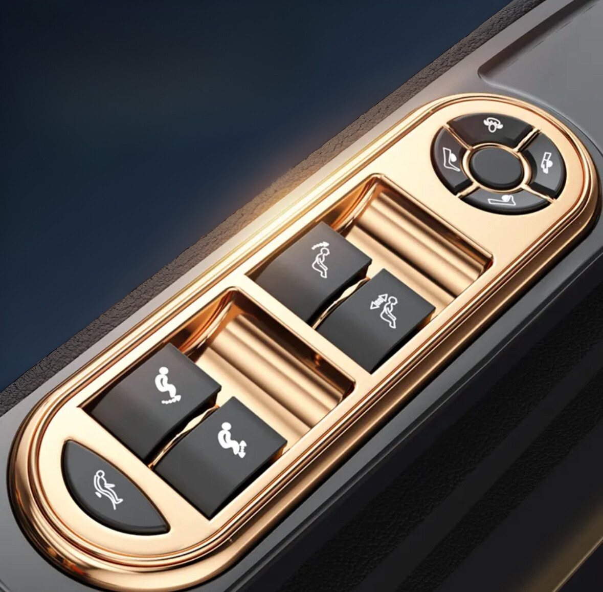 Massagesessel Schwarz Gold SMART iRelax **Platinum**