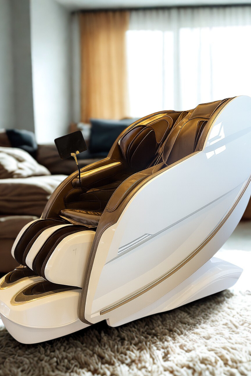 Massagesessel Braun Weiss SMART iRelax **Platinum**