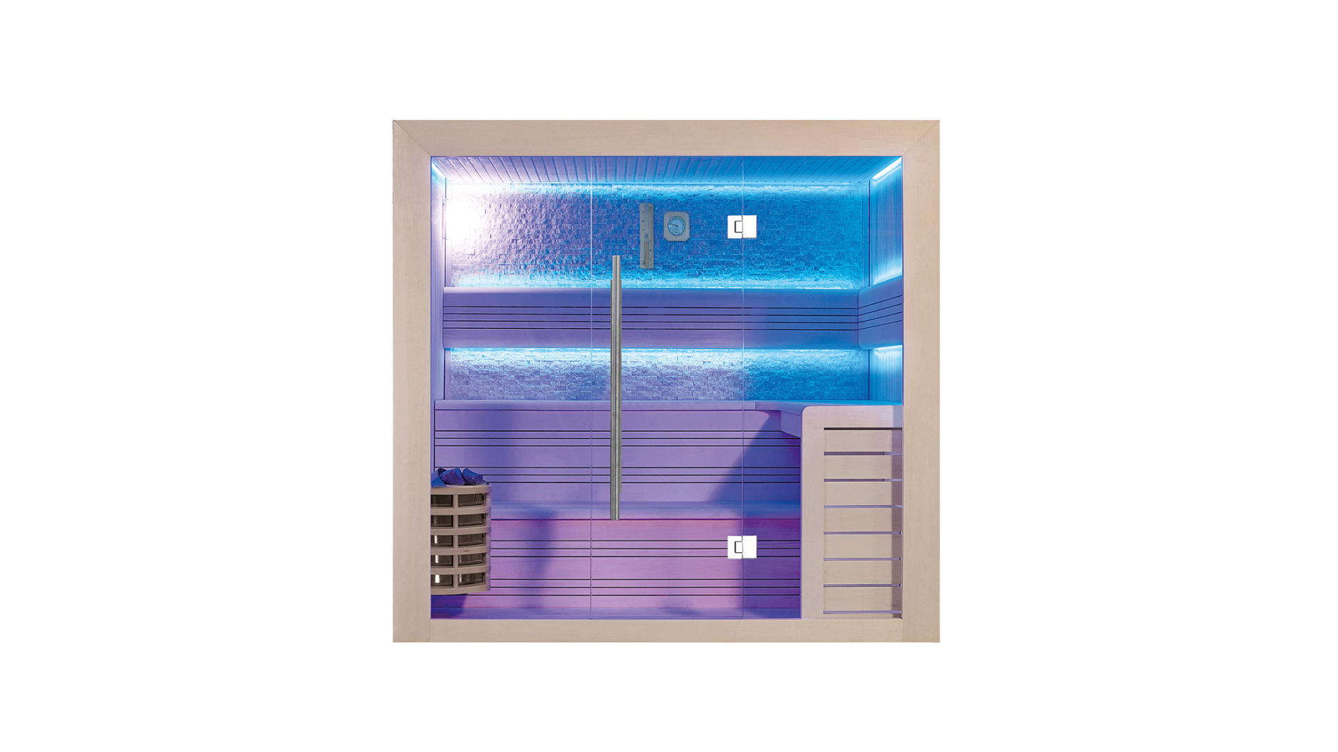 Innen Sauna Saas Fee Kristallwand 2.0m