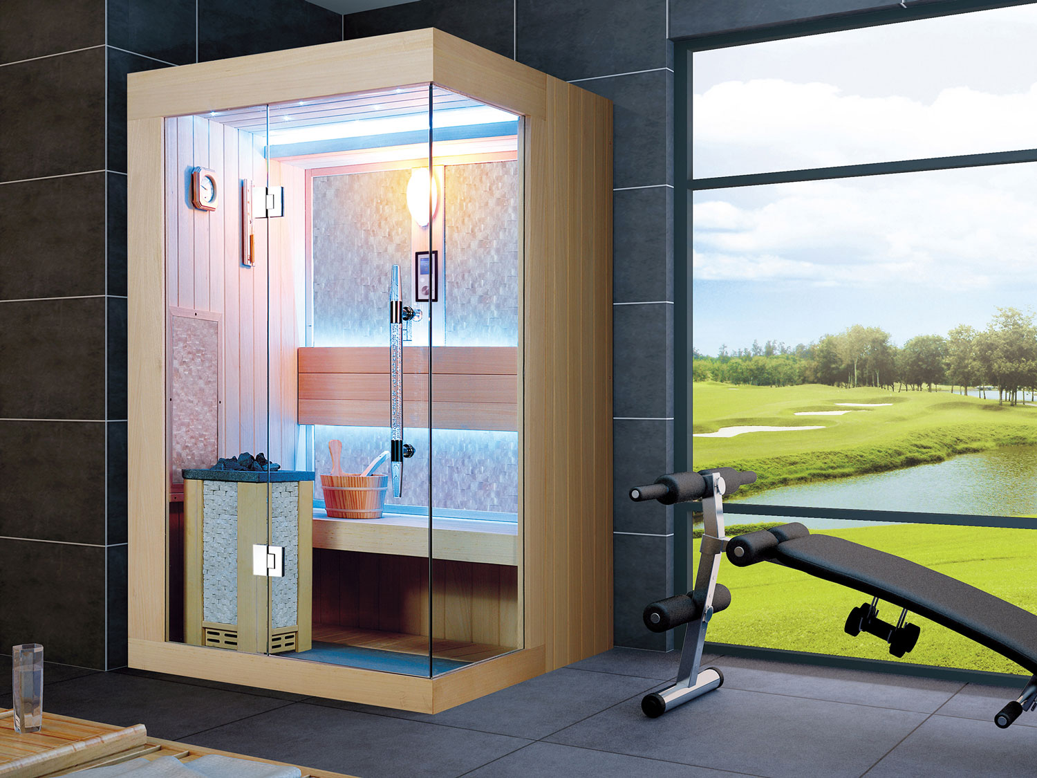 Innen Sauna Helsinki Kristall