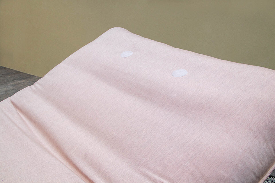 Sonnenliege Cozy Rosa für 2 Personen