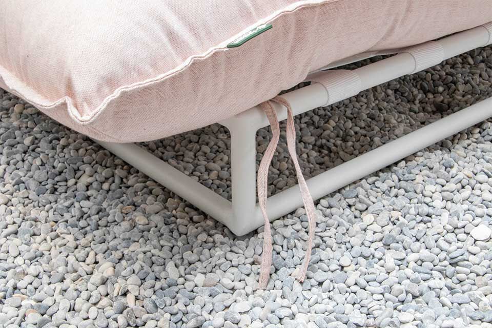Sonnenliege Cozy Rosa für 2 Personen