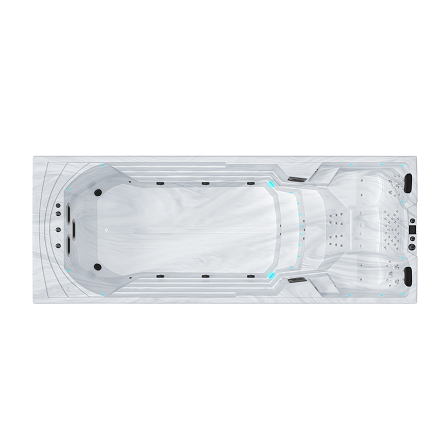 Swim Spa Denver LONG 155cm Plus **Platin Version**