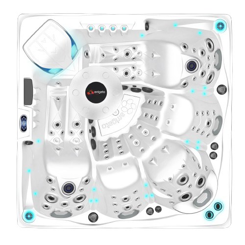 Whirlpool Dubai PLUS 123 Düsen Holzoptik  **Platin Version**