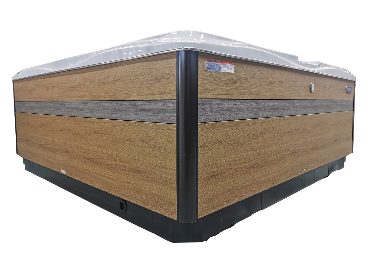 Whirlpool Dubai PLUS 123 Düsen Holzoptik  **Platin Version**