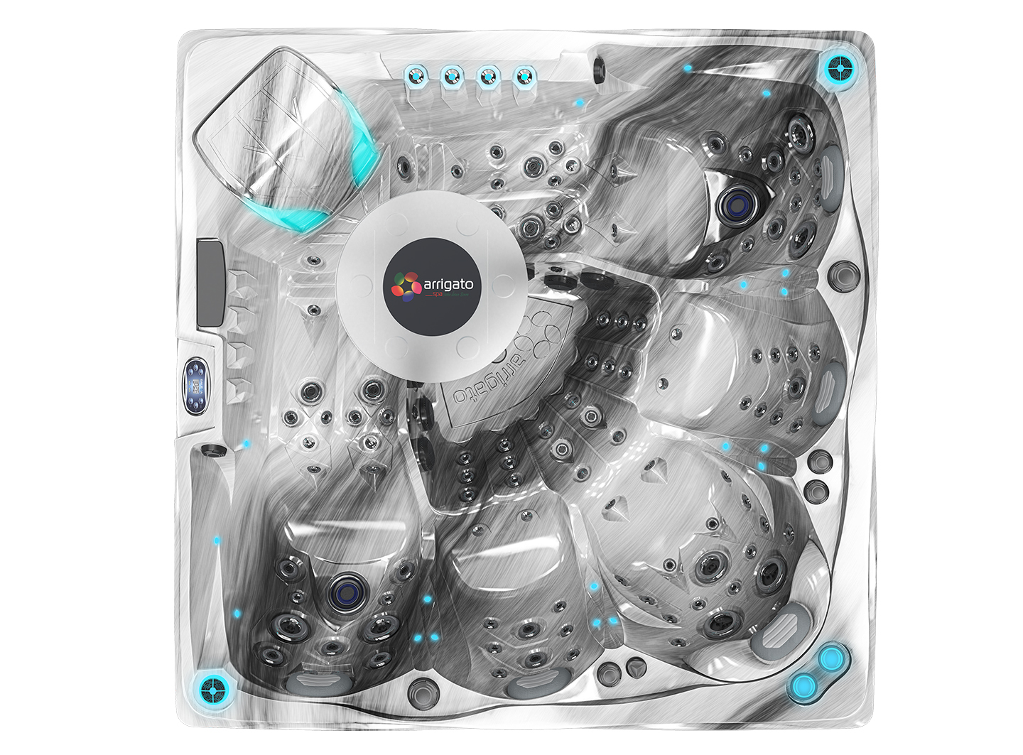 Whirlpool Dubai PLUS 123 Düsen **Game Changer ODYSSE Limited Edition, 12 Stück weltweit**