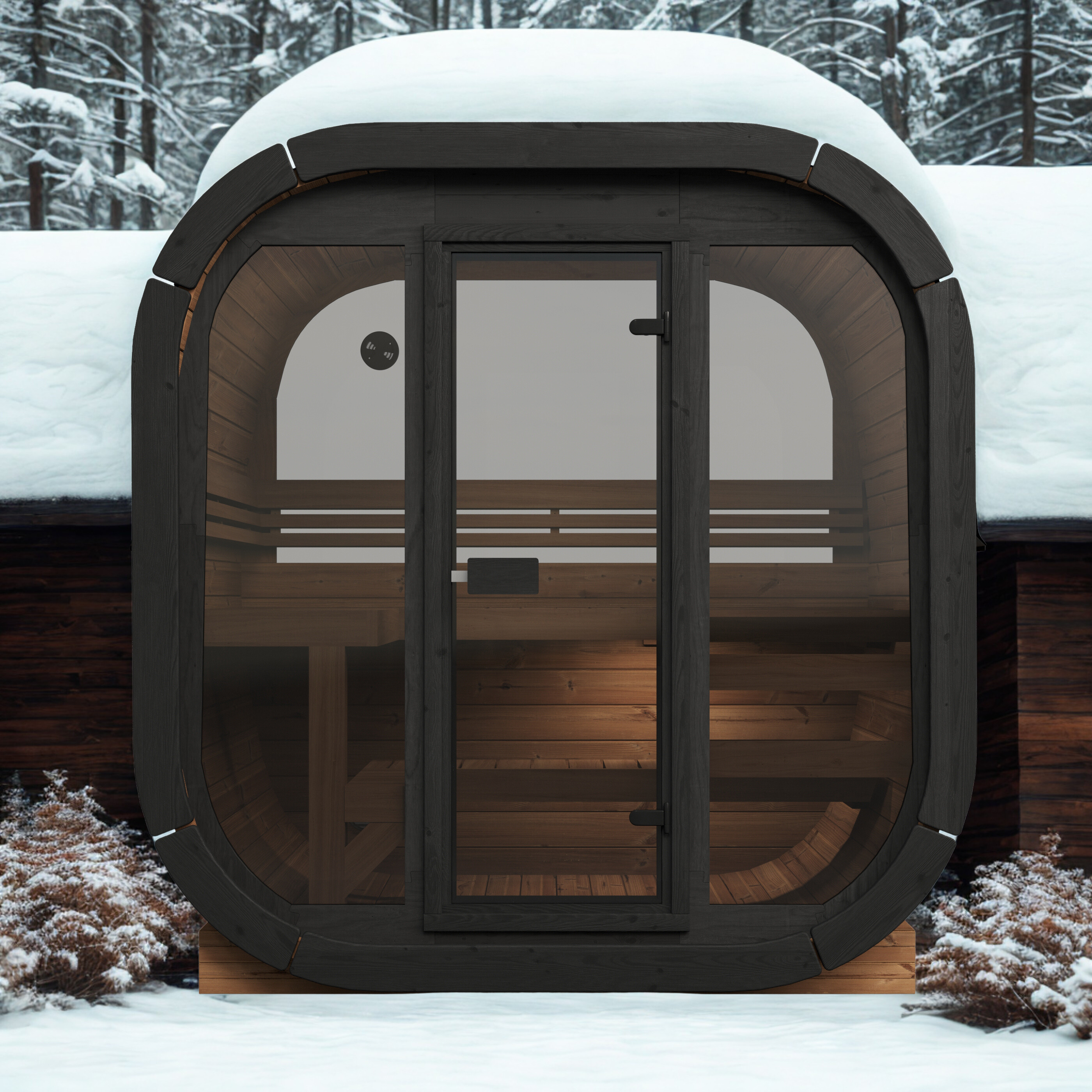 Outdoor Sauna Centurion 130 – **Platin Version**