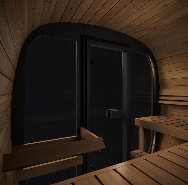 Outdoor Sauna Centurion 130 – **Platin Version**