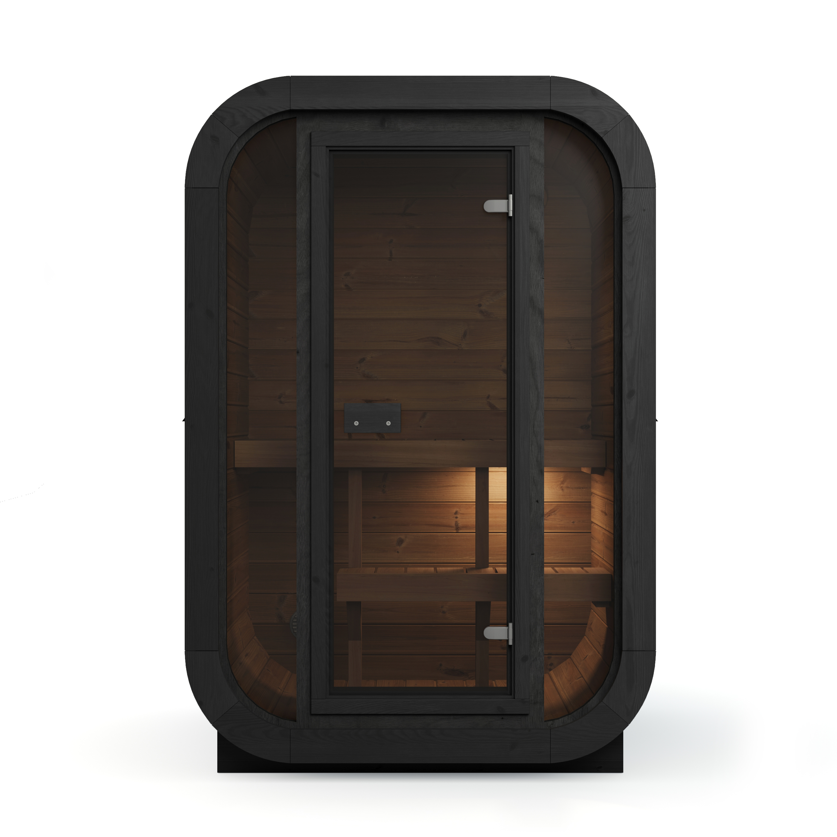 Outdoor Sauna Lumikko 130 FULL BLACK – **Platin Version**