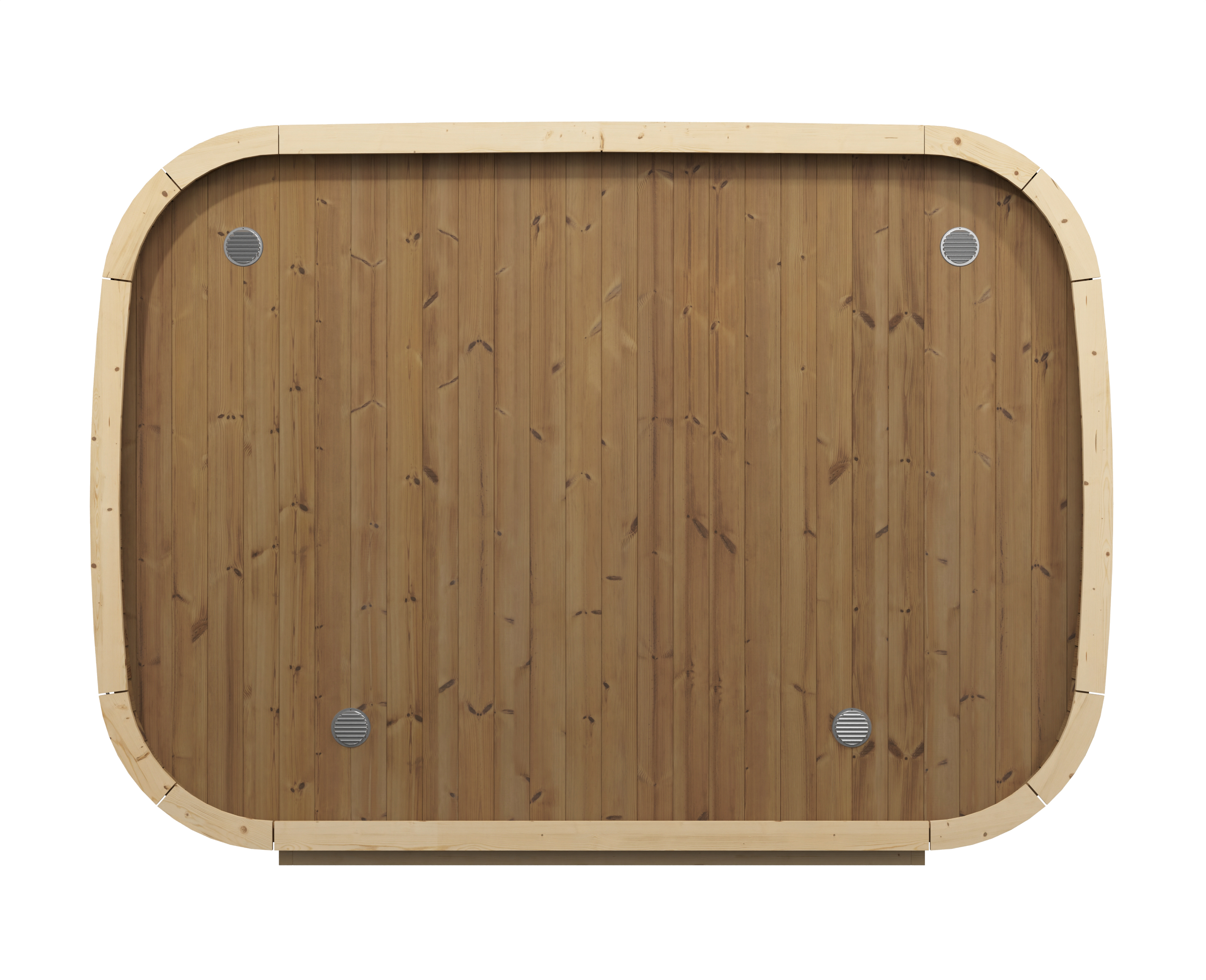 Outdoor Sauna Arctis XL Thermoholz – **Platin Version**