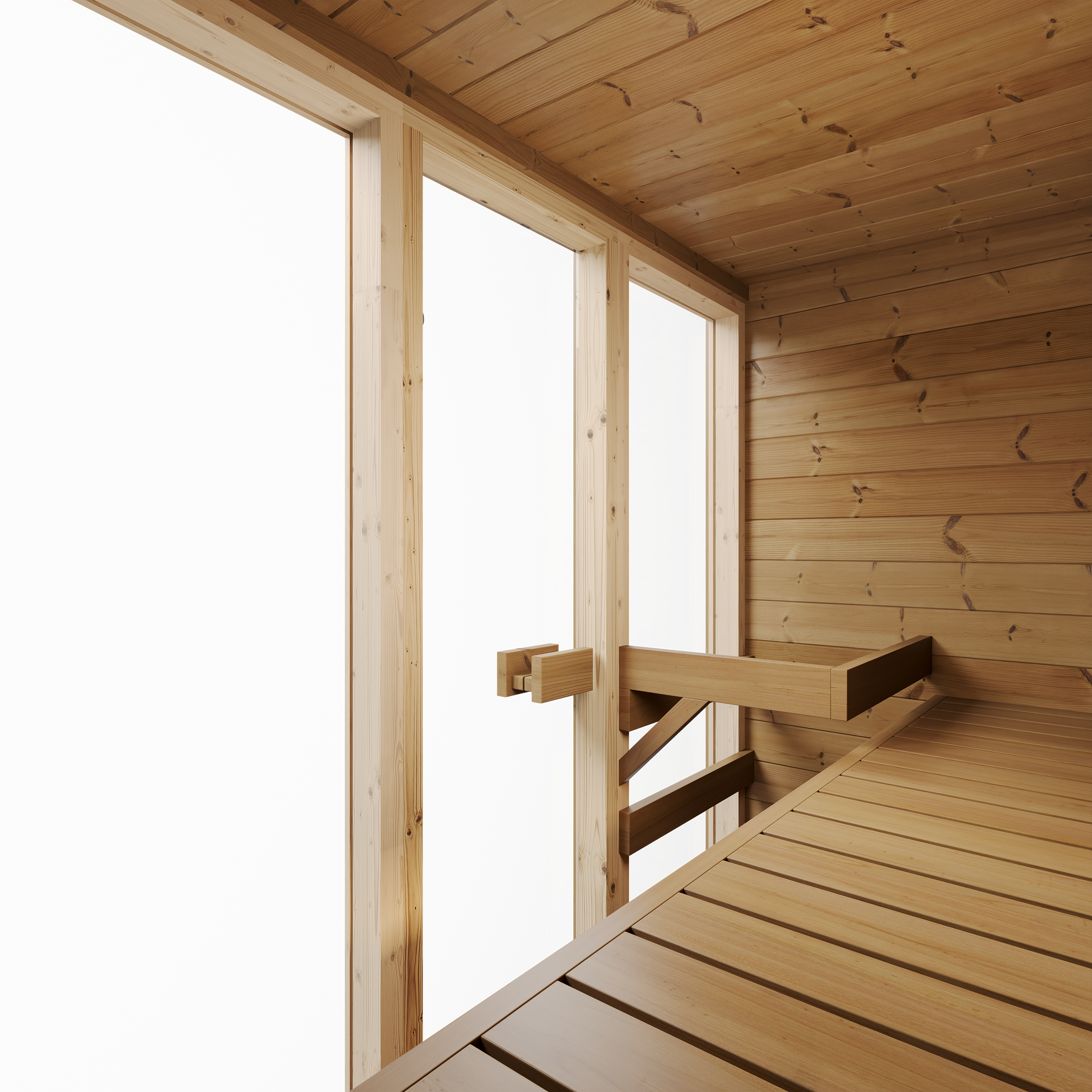 Outdoor Cube Sauna Lumo – **Platin Version**